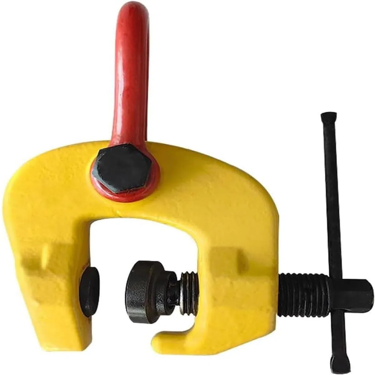 Abrazadera de elevación de chapa de acero resistente, abrazadera de placa vertical de apertura de mandíbula de hasta 2 pulgadas, abrazadera de soldadura de 3T/3,000.1 kg para elevación