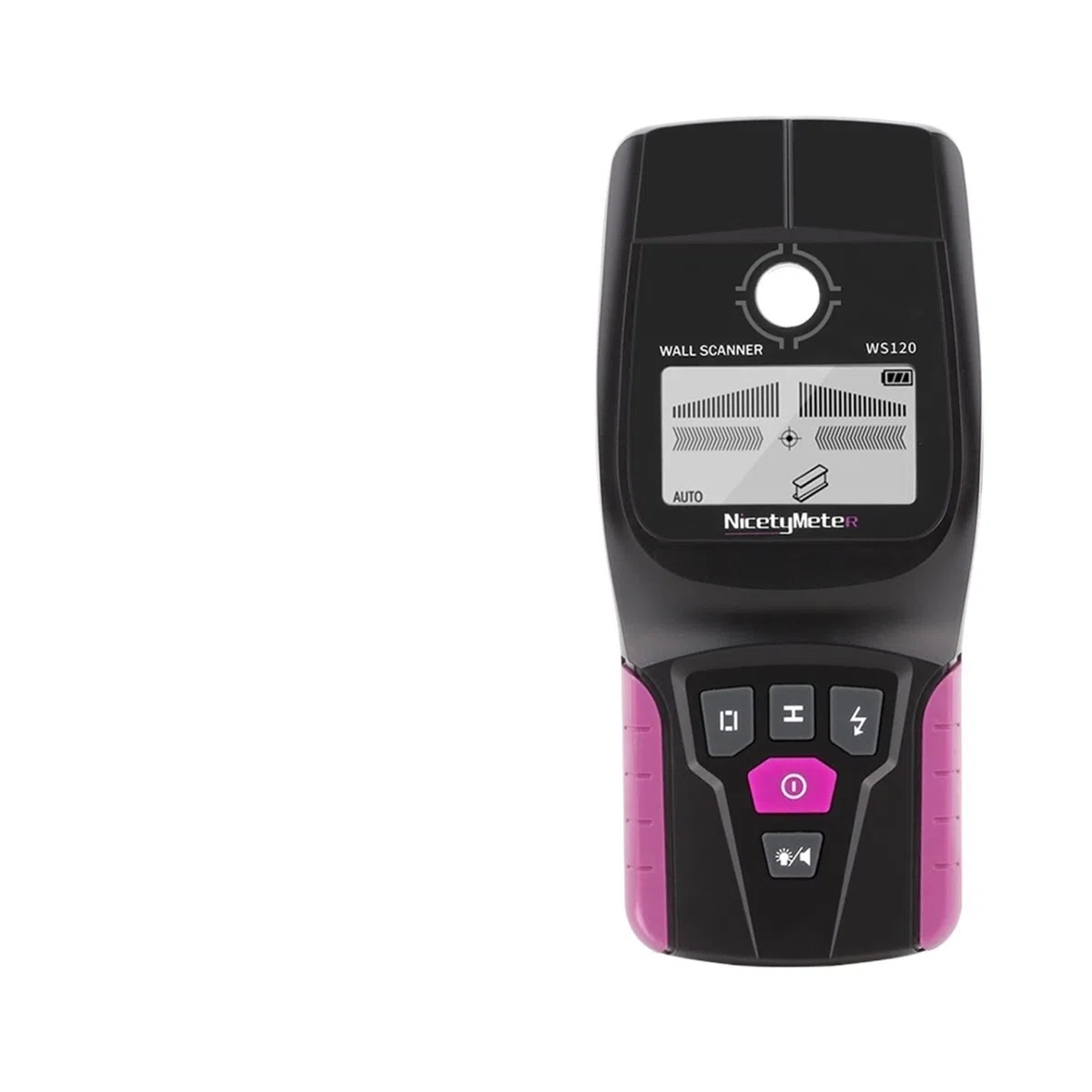 Escáner de Pared Digital de Mano Profesional Multifuncional Detector de Pared Cable Vivo y Cable PVC tubería de Agua Detector de Metales escáner