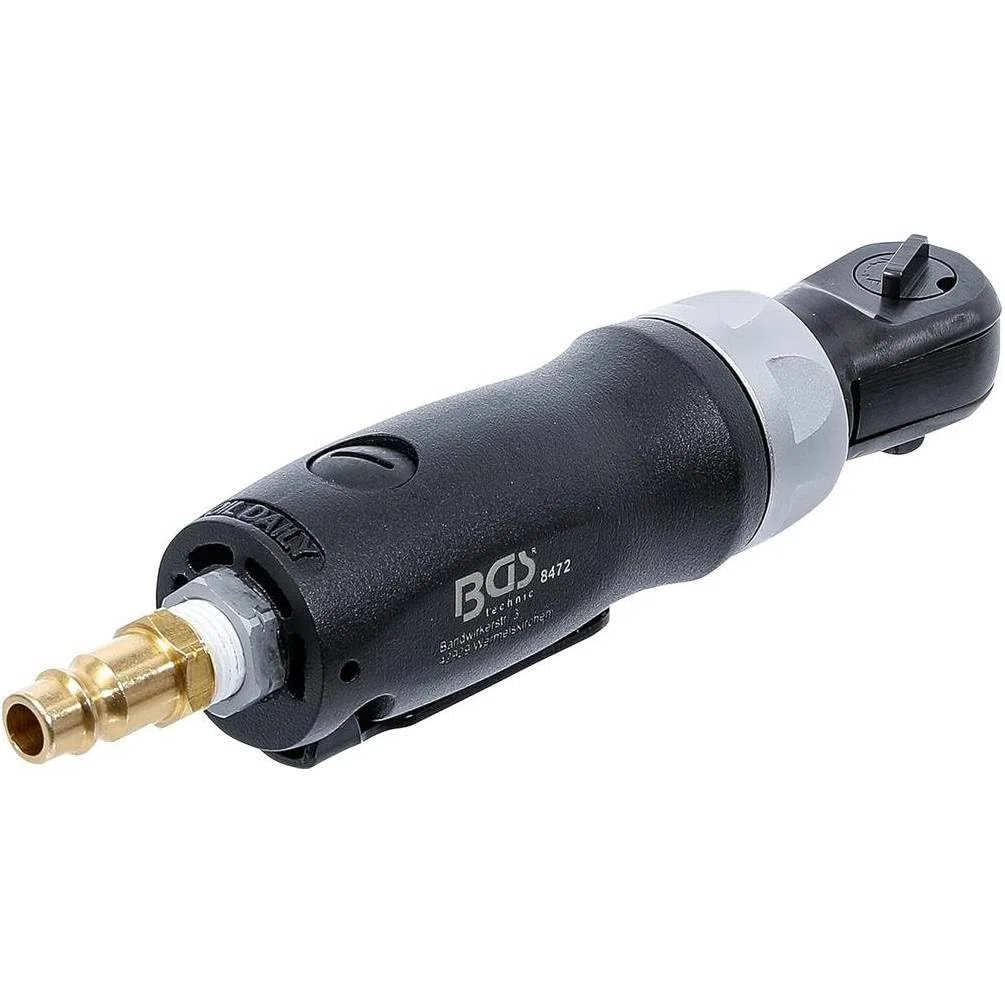 D-Work - Trinquete de aire comprimido 6,3 mm (1/4) - 54 Nm, Extra Corto - Potente y compacto, Zonas difíciles