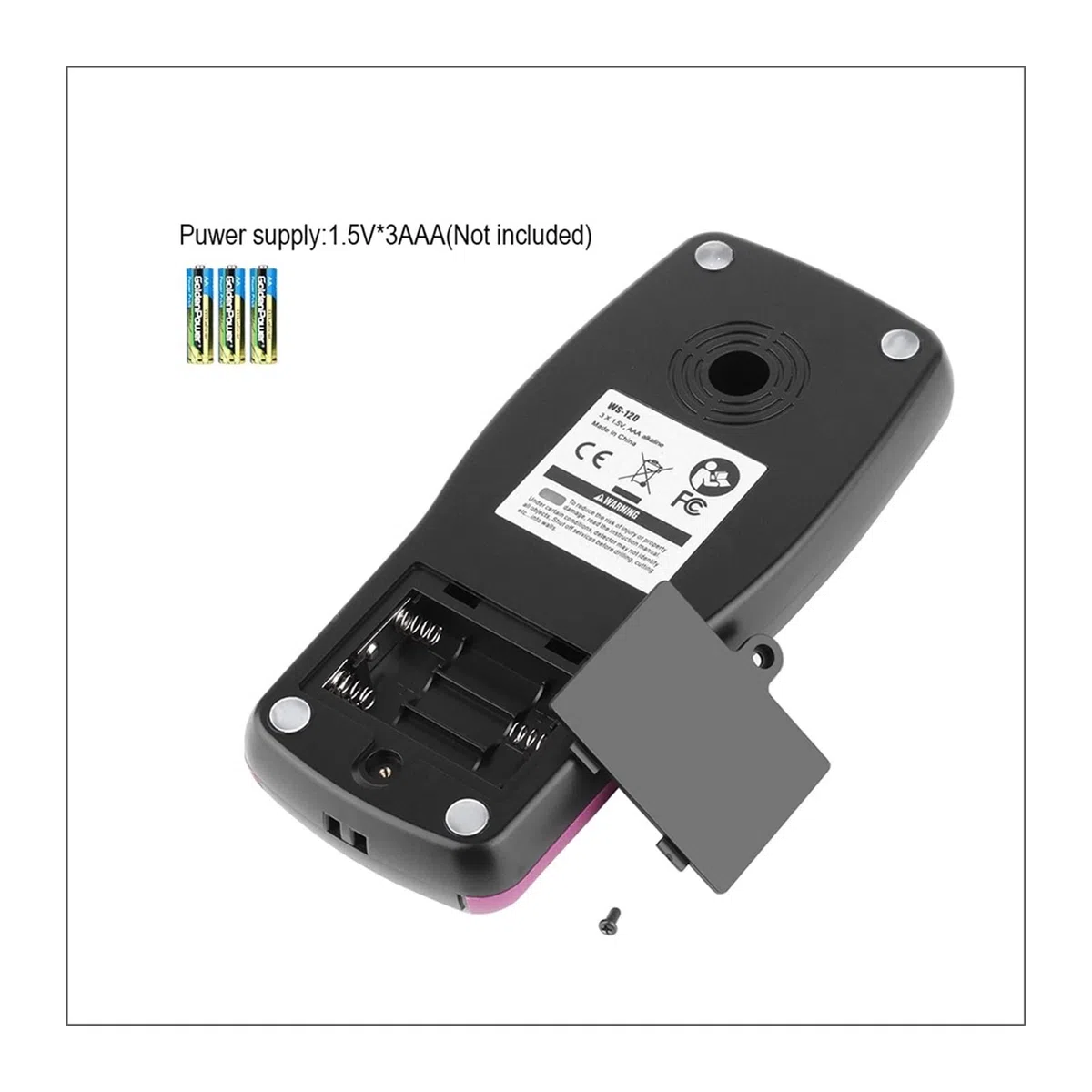 Escáner de Pared Digital de Mano Profesional Multifuncional Detector de Pared Cable Vivo y Cable PVC tubería de Agua Detector de Metales escáner