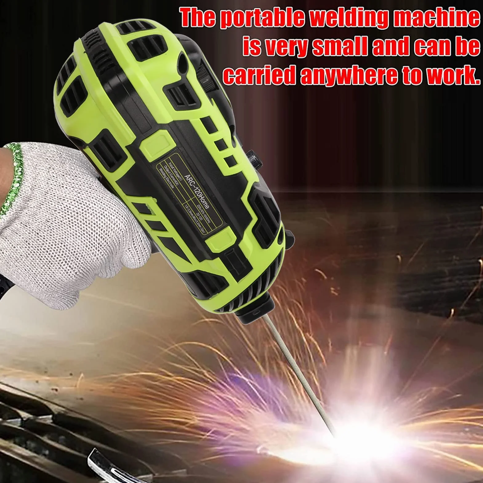 Fafeicy Soldador de, Equipo de Soldadura Eléctrica Portátil de Mano, de