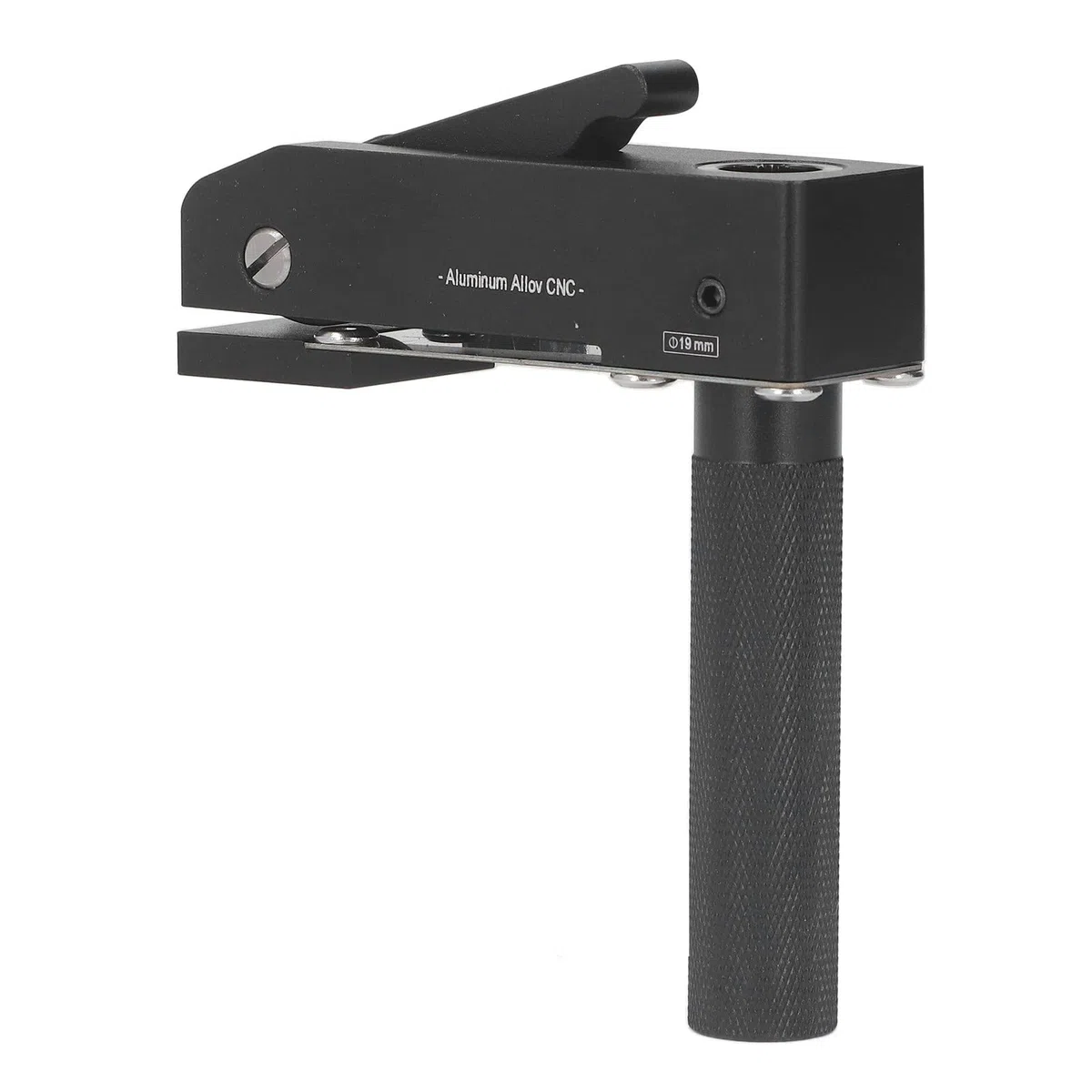 Abrazadera de acción rápida, presión Ajustable, Aluminio, portátil y Resistente, Ideal para Trabajos de carpintería y metalurgia (19 mm)