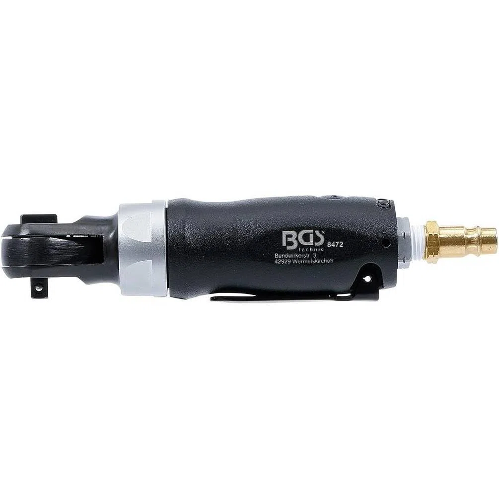 D-Work - Trinquete de aire comprimido 6,3 mm (1/4) - 54 Nm, Extra Corto - Potente y compacto, Zonas difíciles